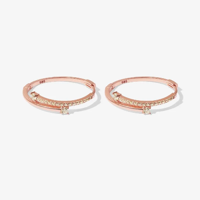 Oval Hoop Earrings-Celvin hoops