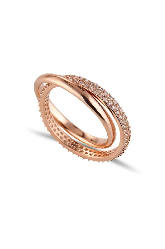 Paola Rose Gold Ring in Size 7