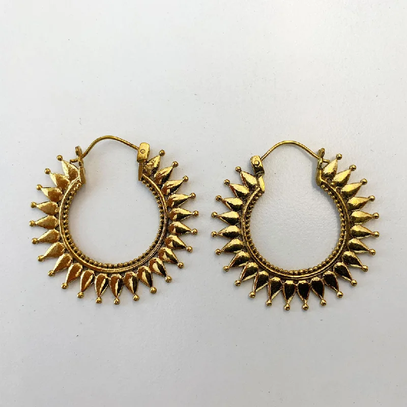 Fun Statement Earrings-<span>BRE-266<span>: </span></span>San Juan Hoops