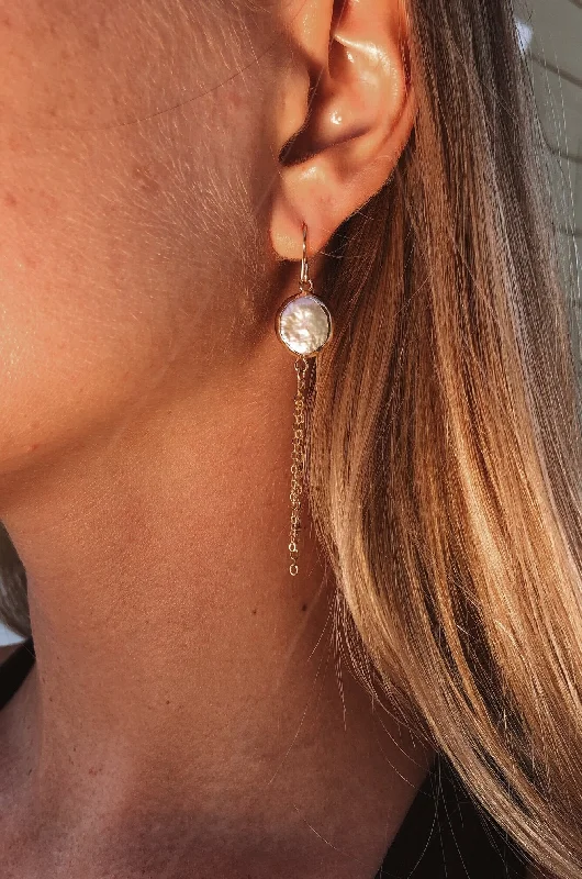 Diamond Drop Earrings-Rowan Earrings