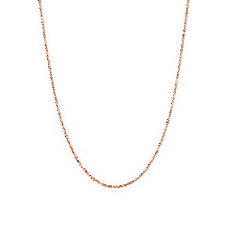 Crystal Heart Pendant Necklace-Holly Chain Rose Gold