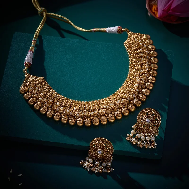 Handmade Gold Necklace-Antique Necklace 165088