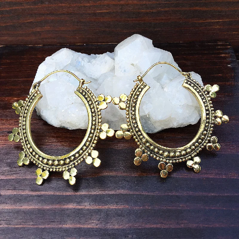 Big Statement Earrings-<span>BRE-299<span>: </span></span>Bindi Hoops