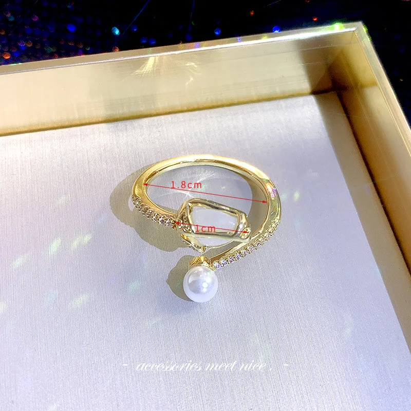 Ga0540 Opal Pearl Ring