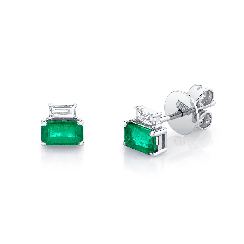 White Gold/Emerald