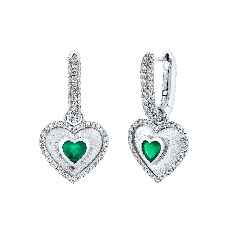 White Gold/Emerald/Diamond