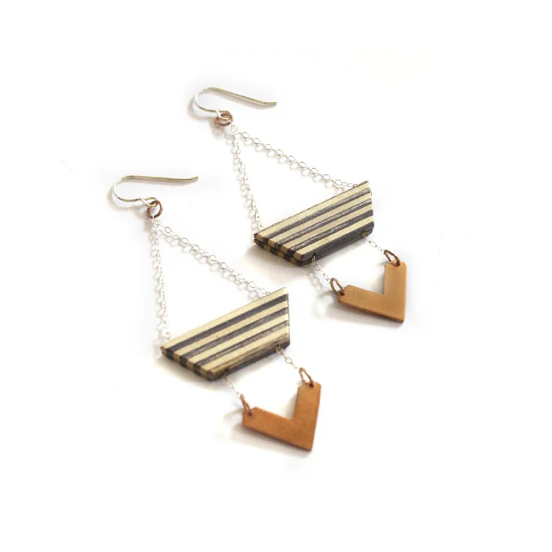 Classic Gold Earrings-Catamaran Earrings