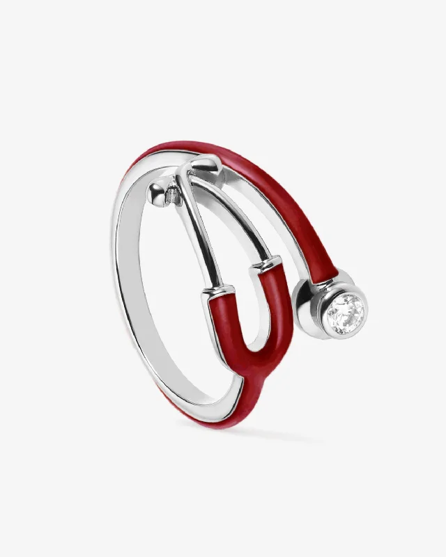 Stethoscope Enamel Ring