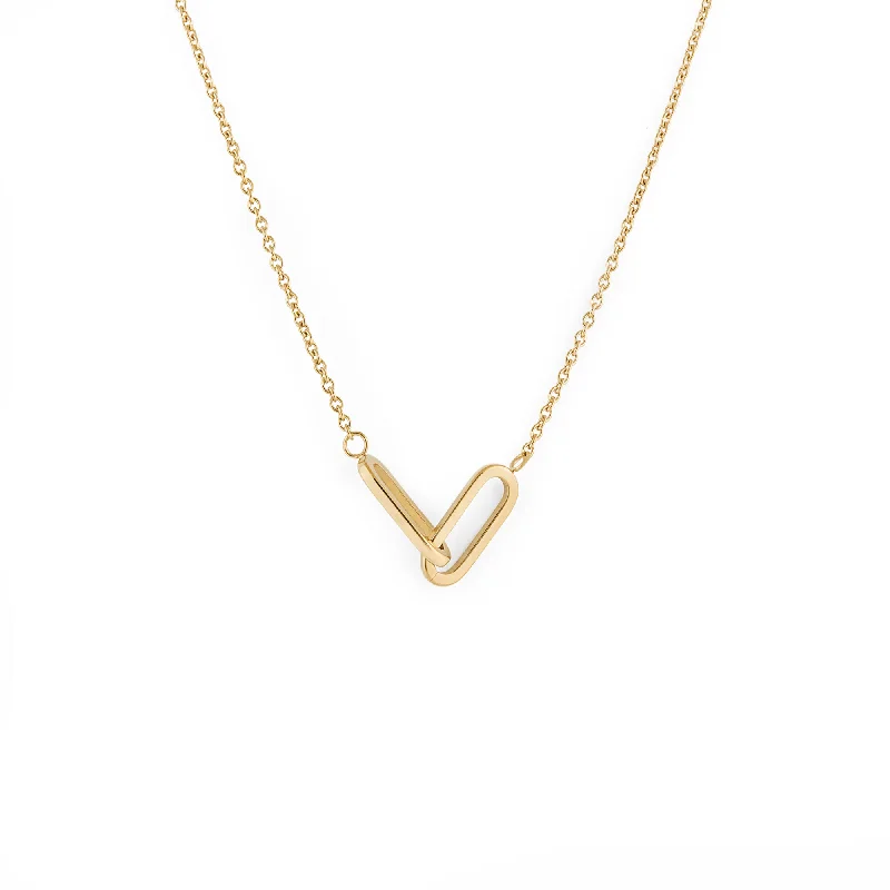 Multi-Layered Crystal Necklace-Unice Necklace Gold