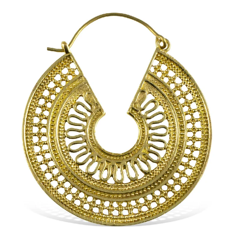 Wedding Earrings-<span>BRE-341<span>: </span></span>Sanjati Hoops