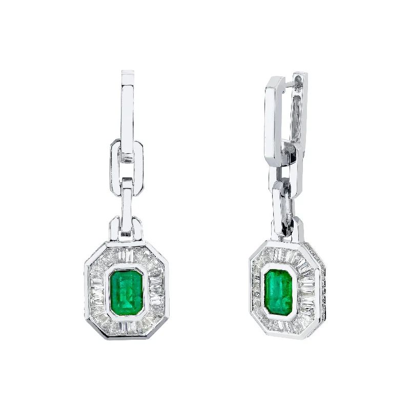 White Gold/Emerald