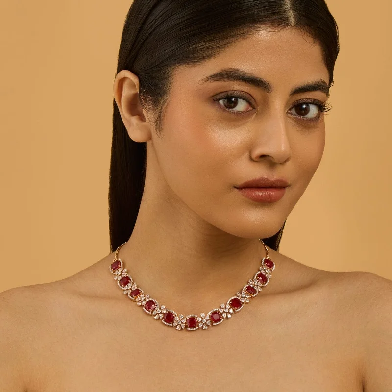 Multi-Layer Beaded Necklace-Zircon Necklace 178377