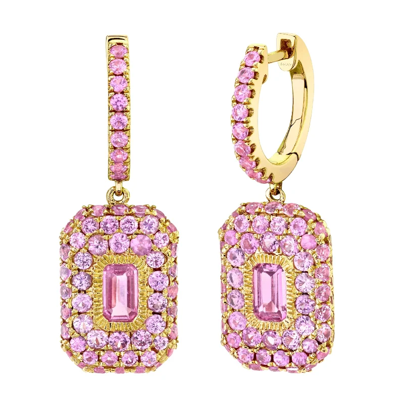 Yellow Gold/Pink Sapphire