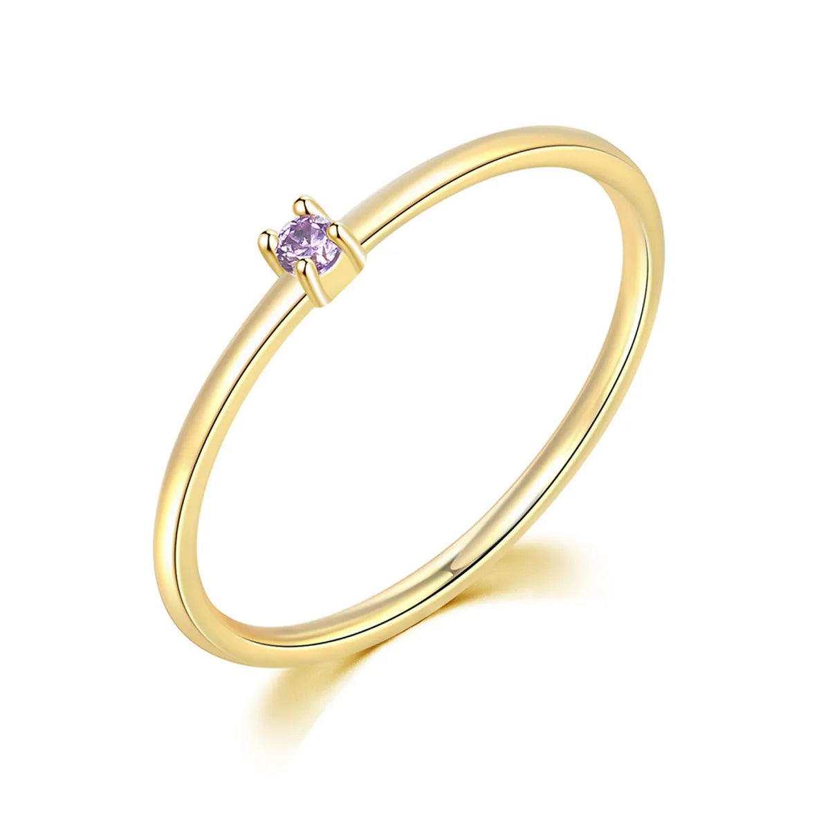 Light Gold Purple Stone