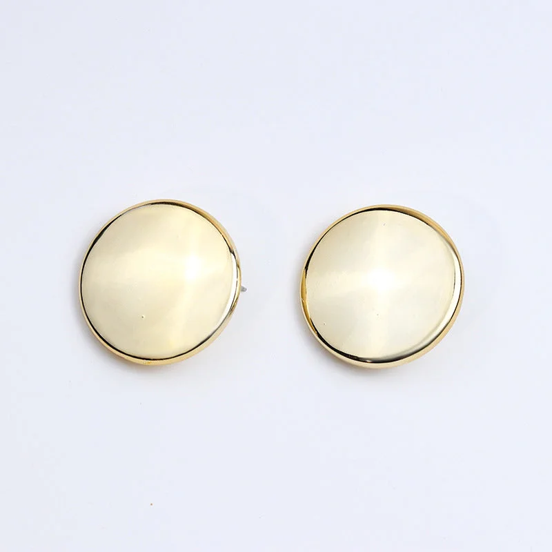 Electroplating Large Flat round-Gold