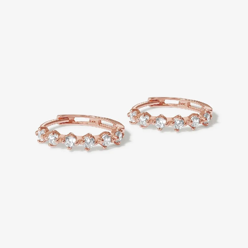 Petite Stud Earrings-Markison hoop earrings