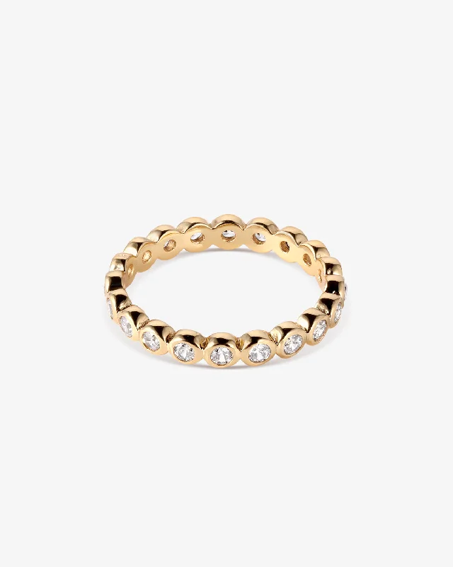 Multi Bezel Set Stacking Ring