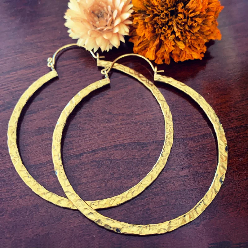 Geometric Hoop Earrings-<span>BRE-896<span>: </span></span>XL Autumn Hoops