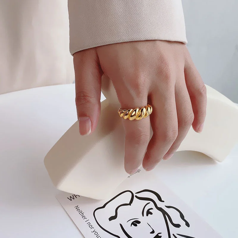 Croissant Gold Ring