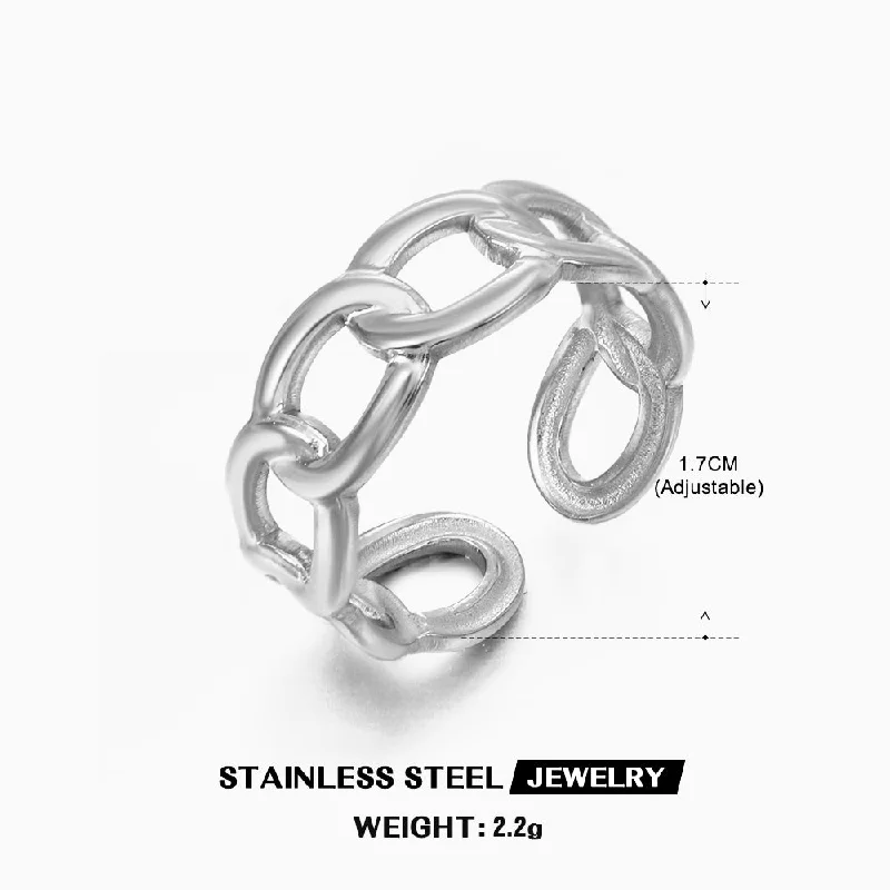 Steel Color Chain Ring