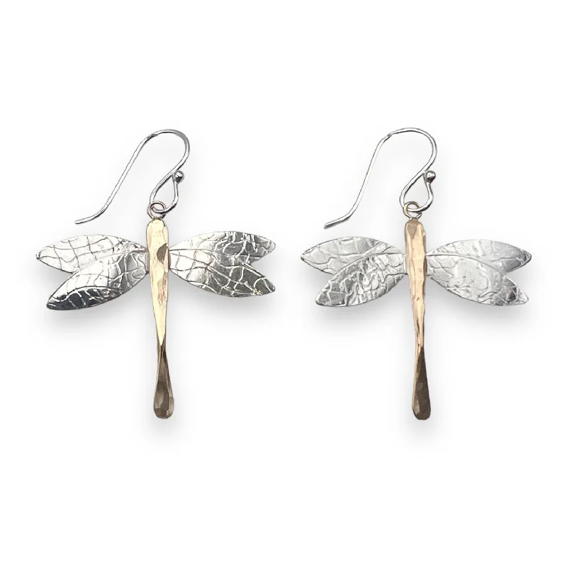 Silver Ear Cuffs-E14 - Dragonfly Dangles