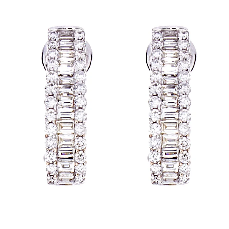 Vintage Pearl Earrings-Diamond Earrings