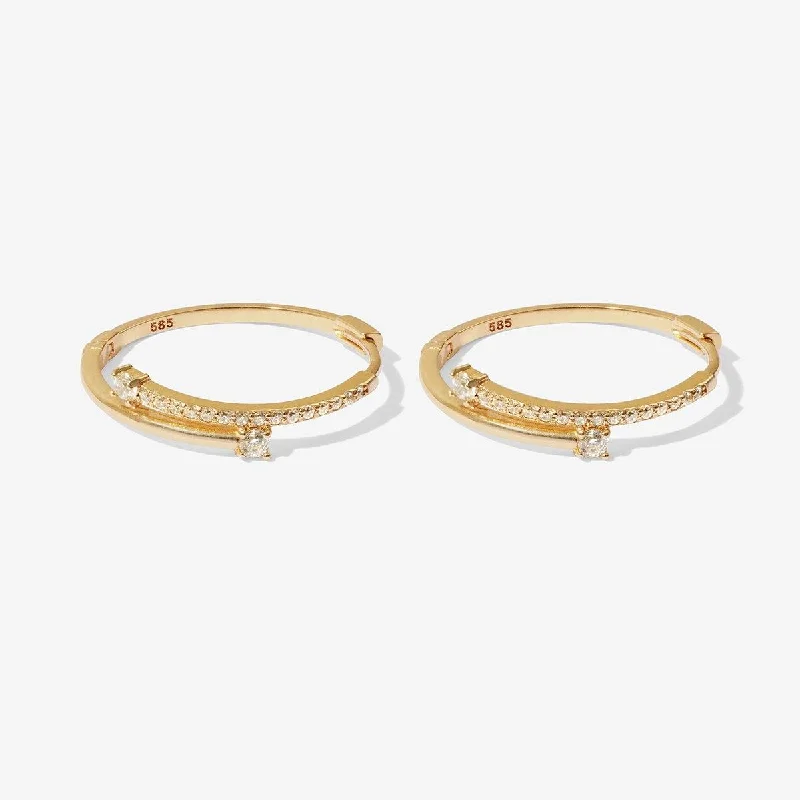 Unique Hoop Earrings-Celvin hoops