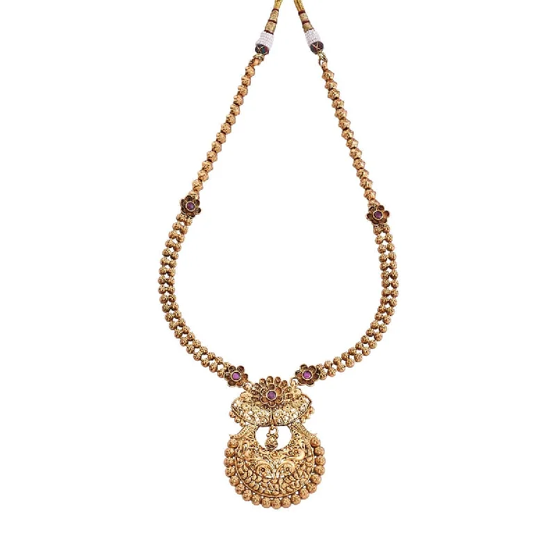 Crystal Pendant Necklace-Antique Necklace 165485