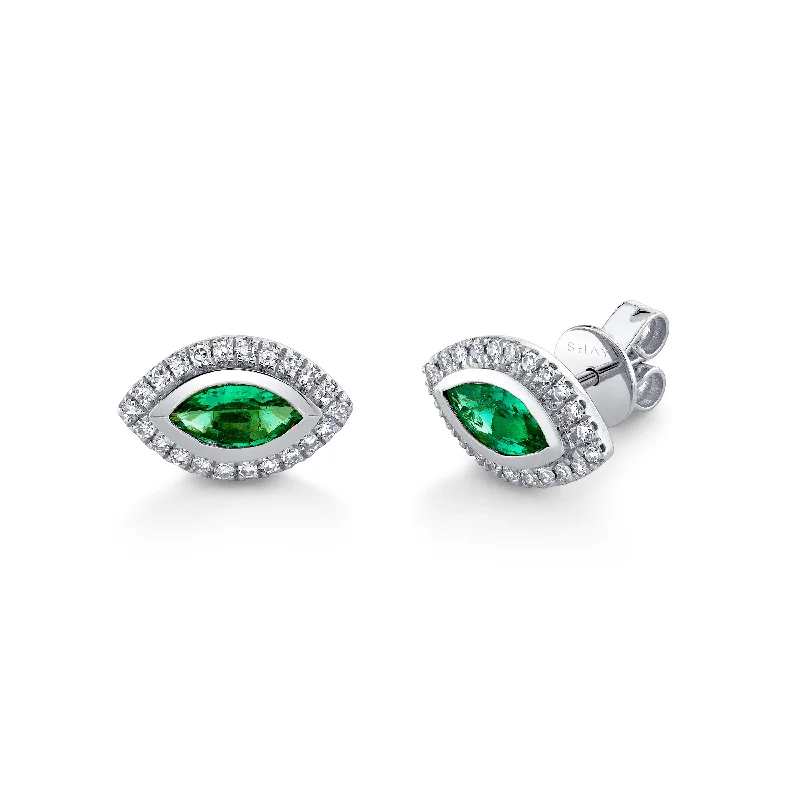 White Gold/Emerald