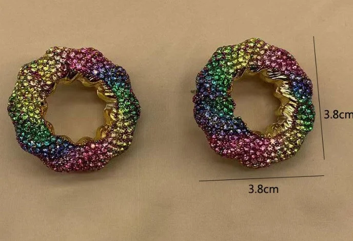 Rainbow Gradient Earrings