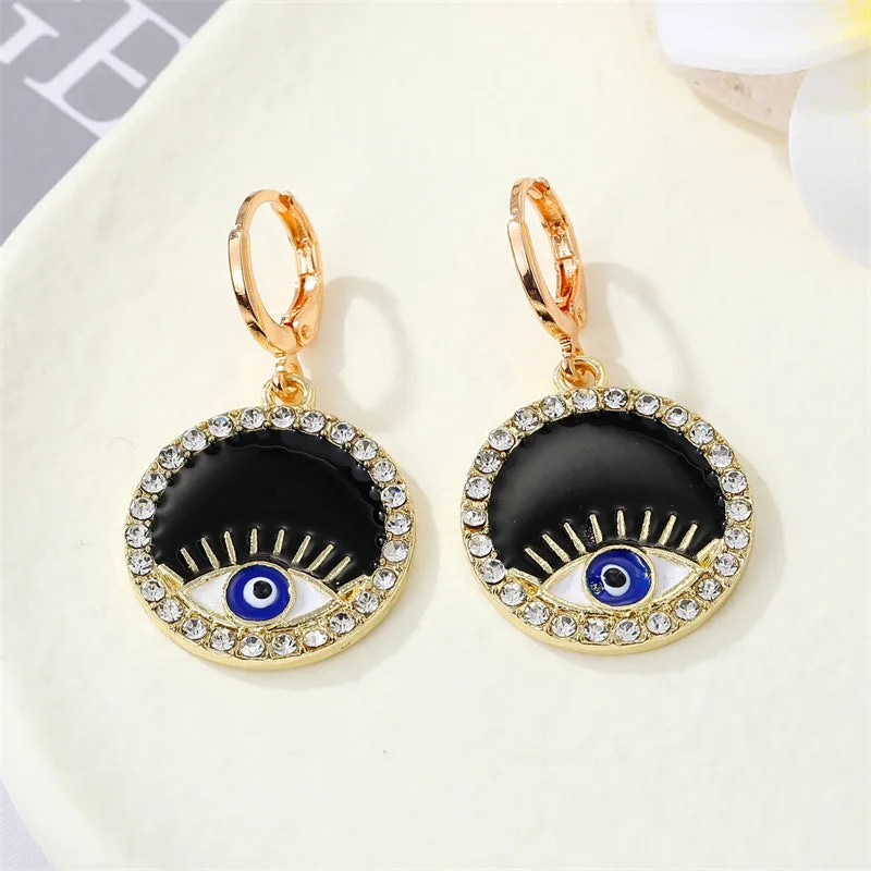 Black Crystal round Eyes