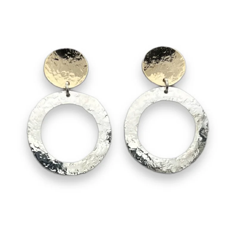 Chic Gold Stud Earrings-2992 - Hollow Posts