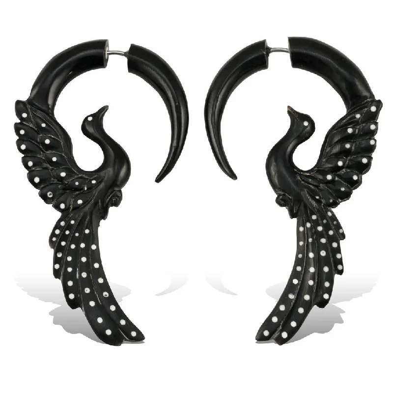 Fashionable Chandelier Earrings-<span>EFH-140<span>: </span></span>Phoenix Stardust - Horn