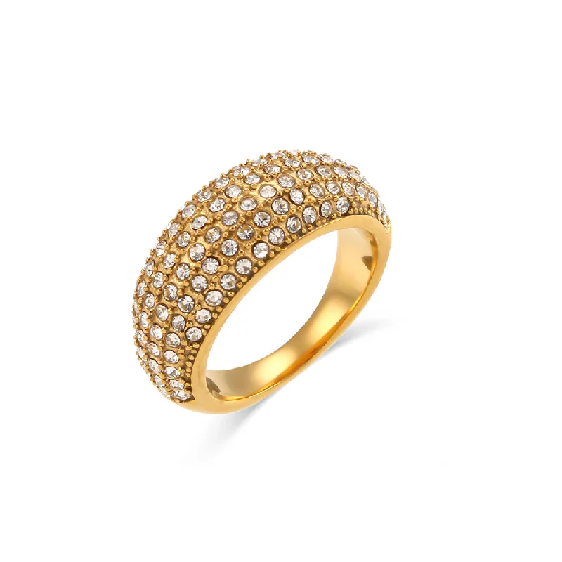 Luxury Full Diamond round Ring