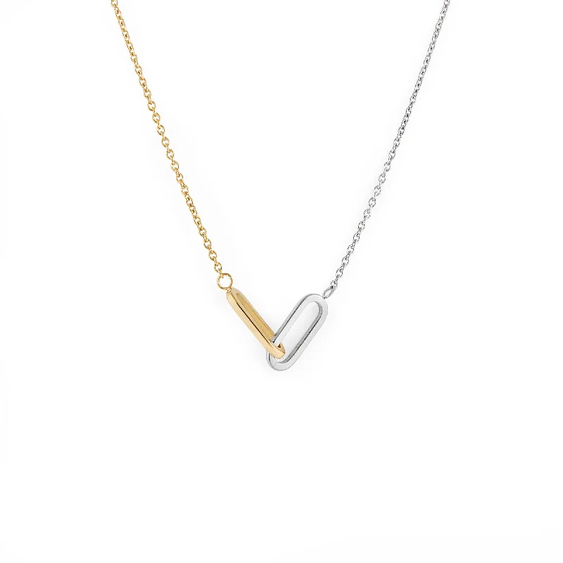 Silver Choker Necklace-Unice Necklace Silver/Gold