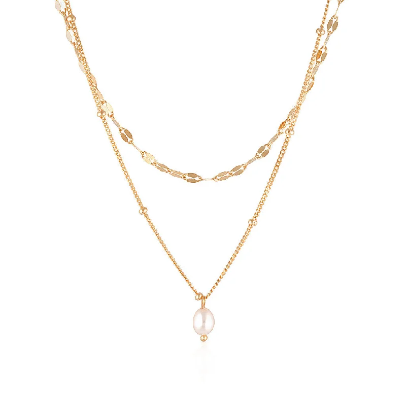 Elegant Long Crystal Necklace-Vivian Necklace