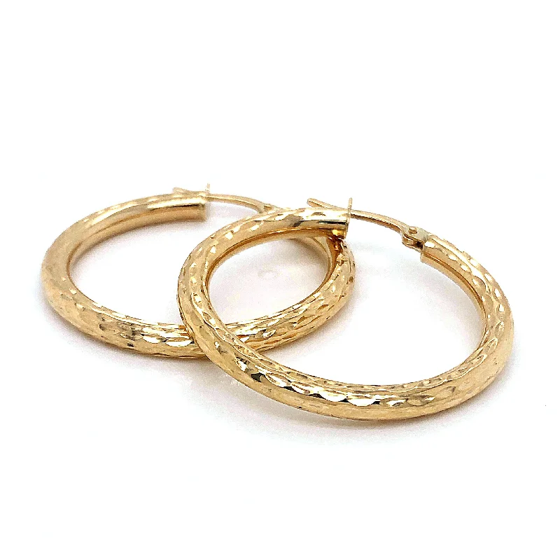 Triangular Earrings-Gold Hoop Earrings