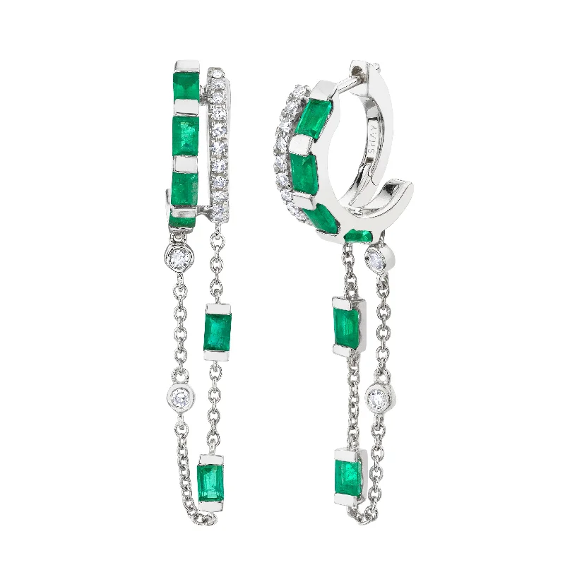 White Gold/Emerald