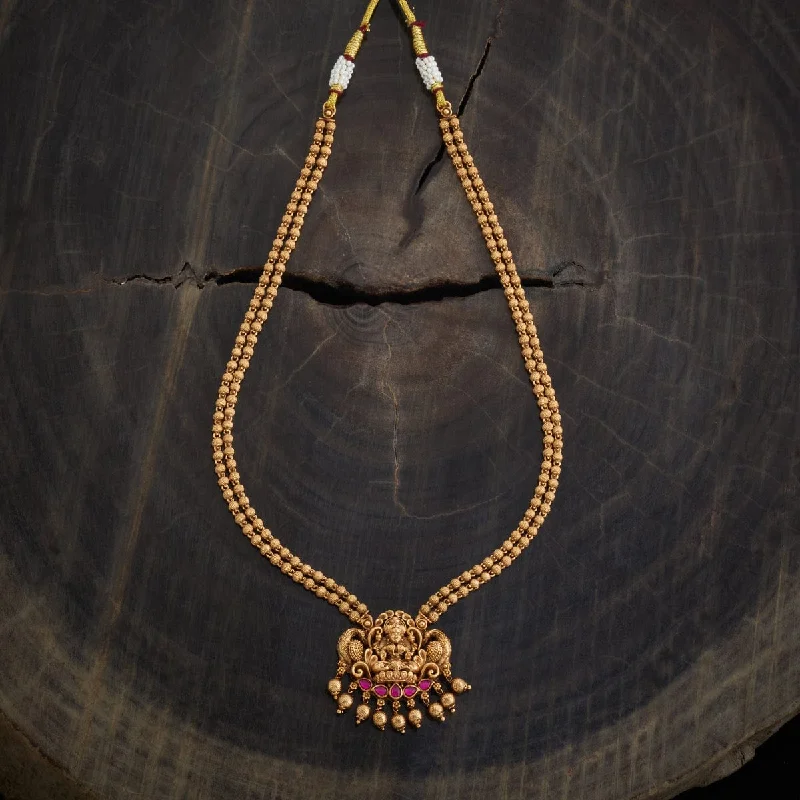 Gold Necklace with Birthstone-Antique Necklace 172344