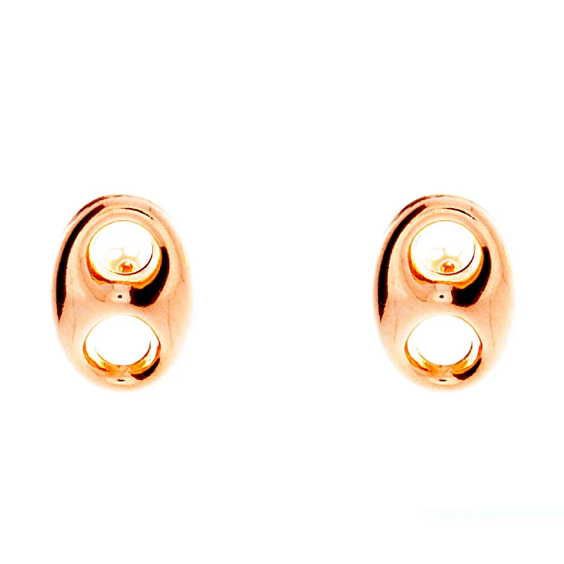 Luxury Designer Earrings-Puffed Mariner Earrings 13mm