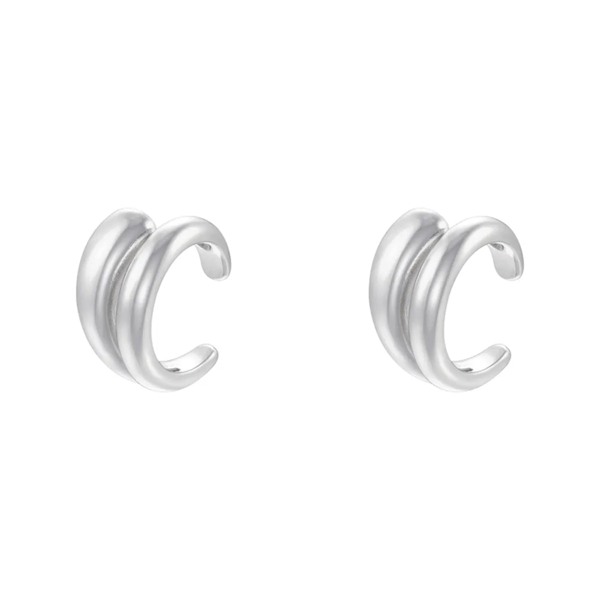 Ve1437 White Gold Color 1 Pair