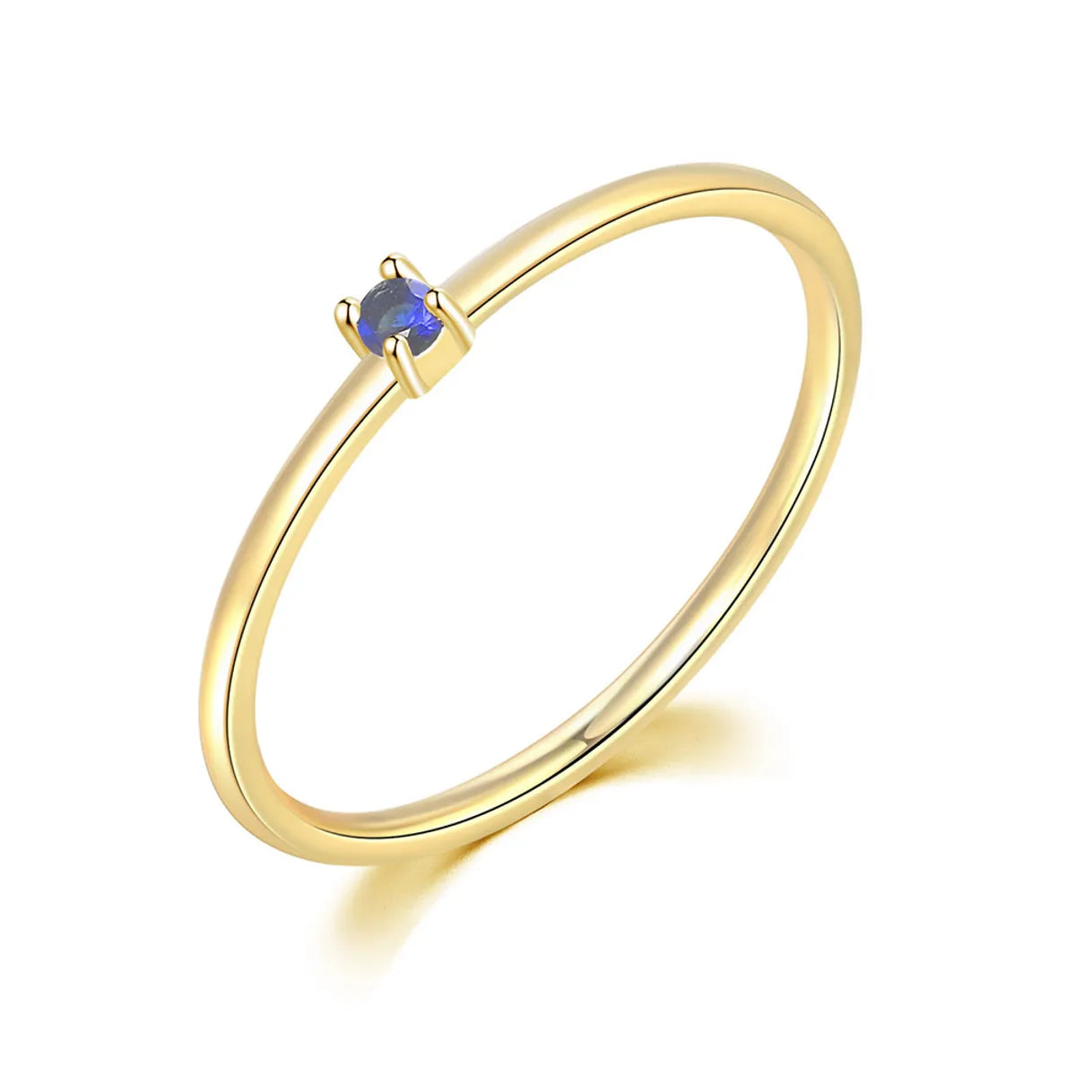 Light Gold Sapphire Blue Stone