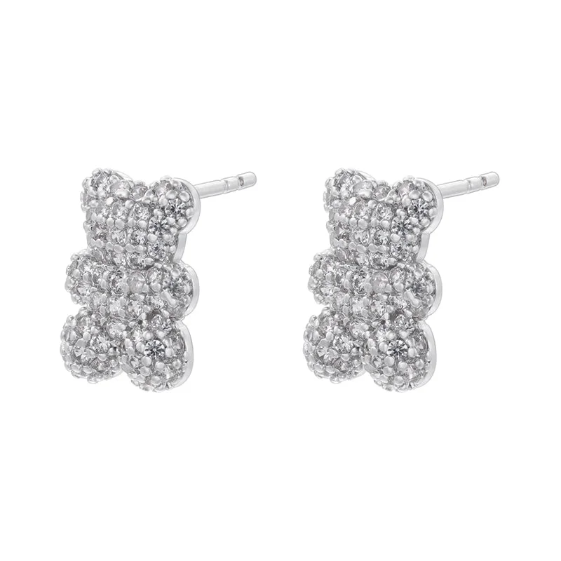 Ve1130 White Gold Color 1 Pair