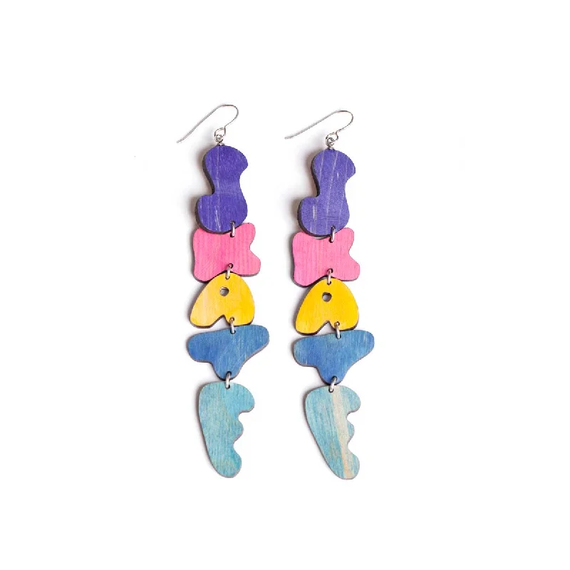 Sassy Ear Climbers-Skate Earrings