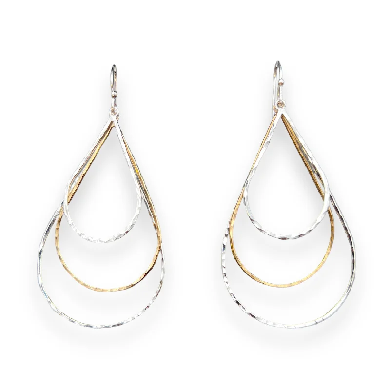 Crystal Dangle Earrings-E956CO - Three Amigos Earrings