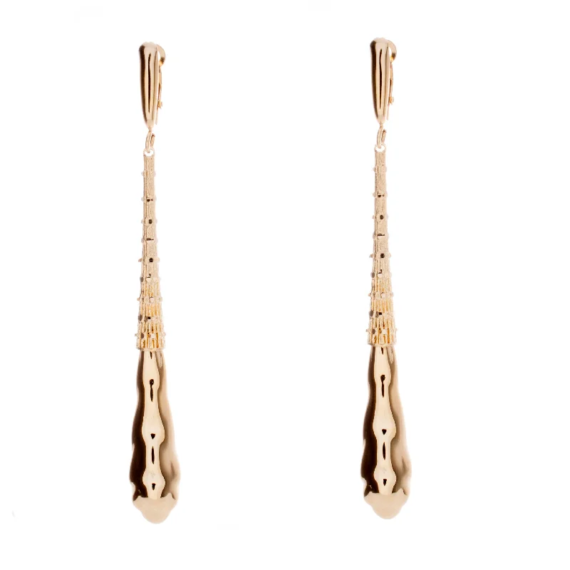 Silver Ear Cuffs-Fancy Drop Earrings