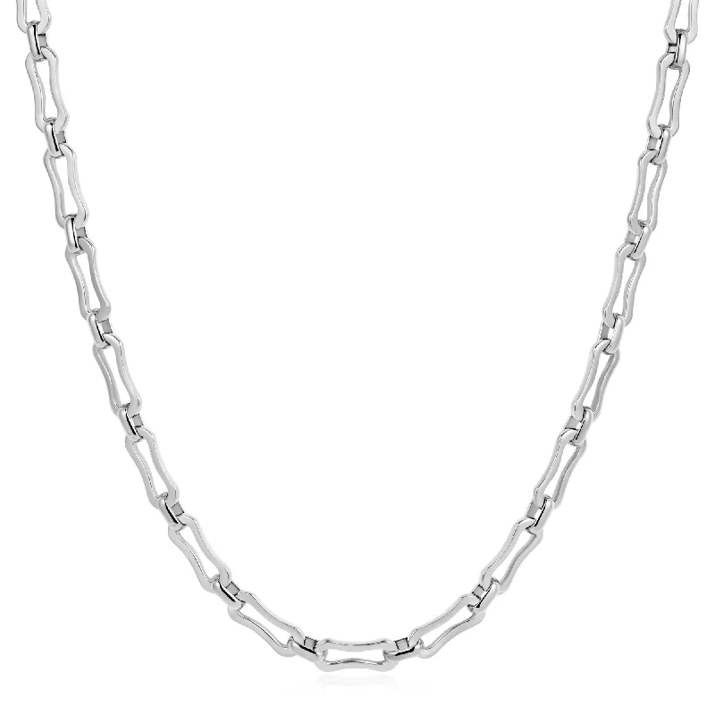 Silver Double Layer Necklace-Gia Chain Silver