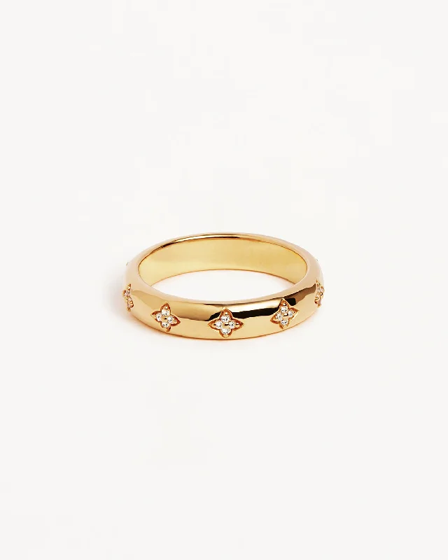 18k Gold Vermeil Bloom With You Lotus Ring