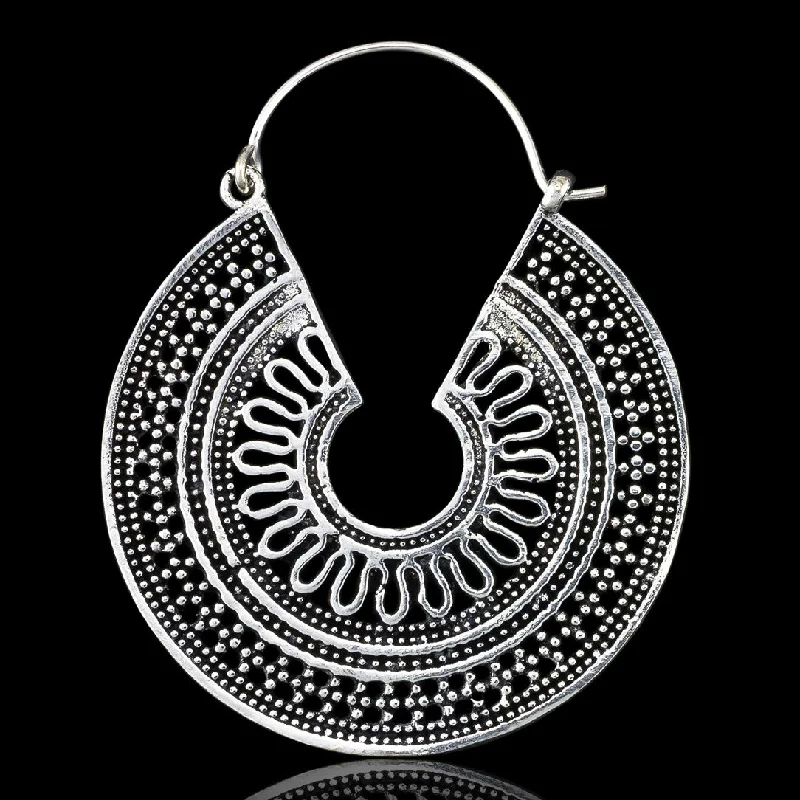 Classic Gold Earrings-<span>ASE-341<span>: </span></span>Sanjati Hoops