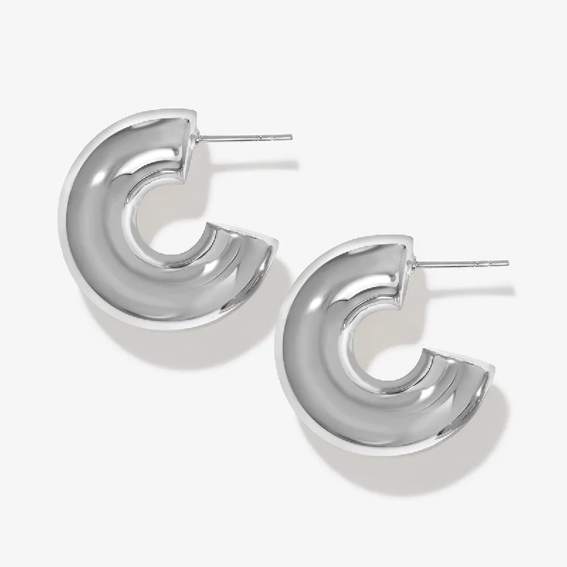 Chic Ear Huggers-Damaco chubby hoops